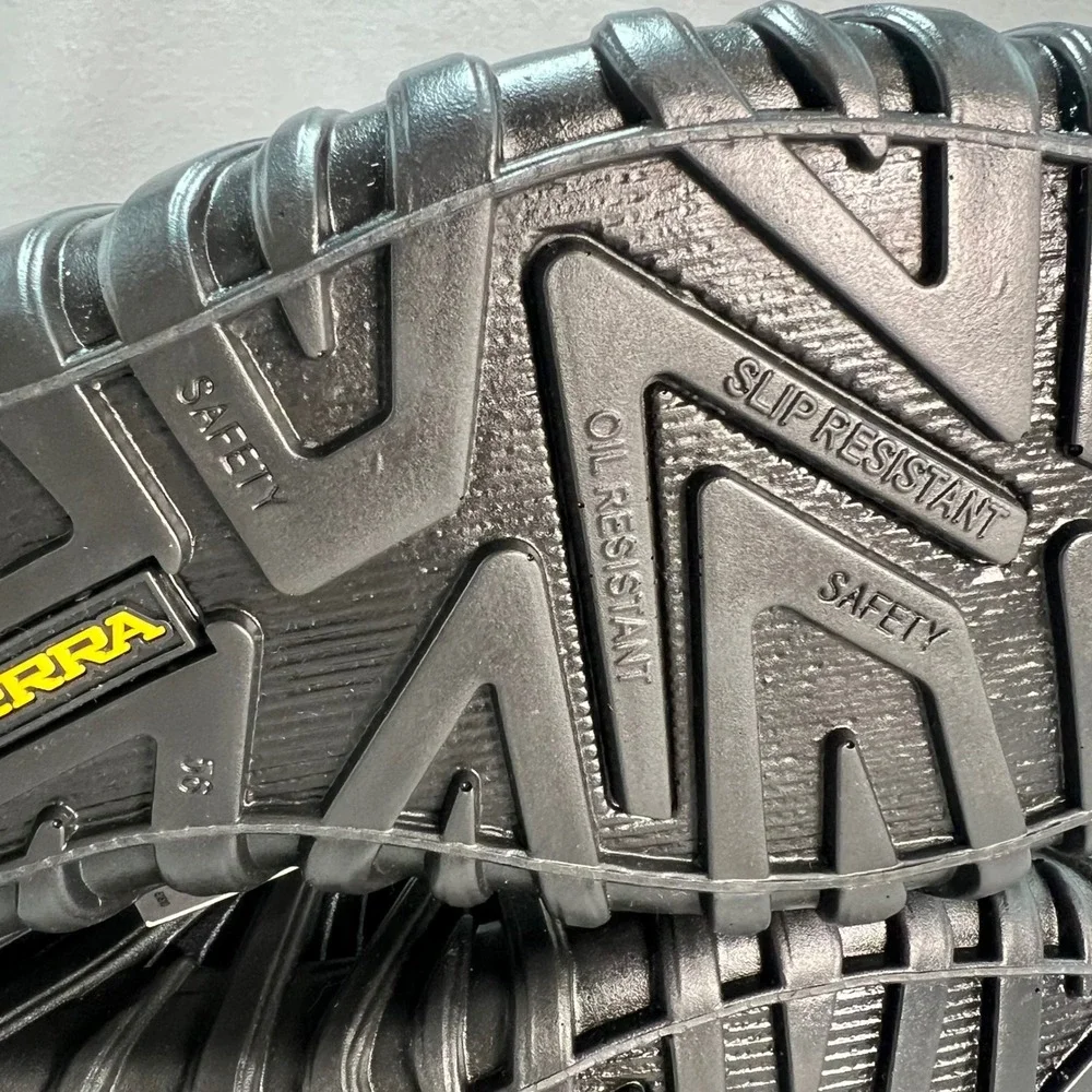Terra Spider X Black Safety Shoes Composite Toe Slip Resistant Work Industrial 8